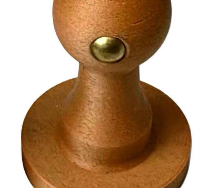 Pečiatka Brown z kompozitného materiálu – priemer 4 cm