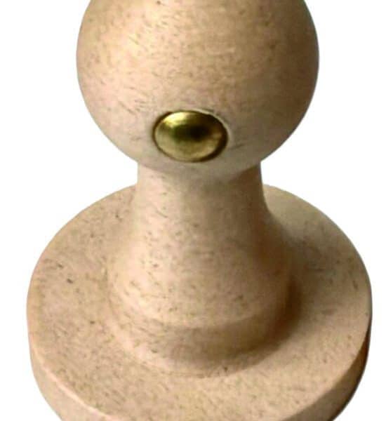 Pečiatka Natural z kompozitného materiálu – priemer 4 cm