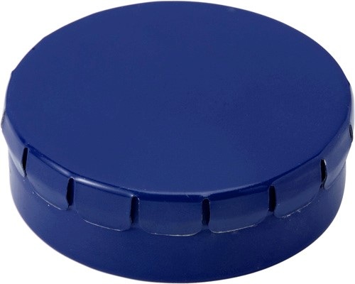 Mentolové cukríky (40ks) bez cukru v kovovej krabičke, cobalt blue – Obrázok 2