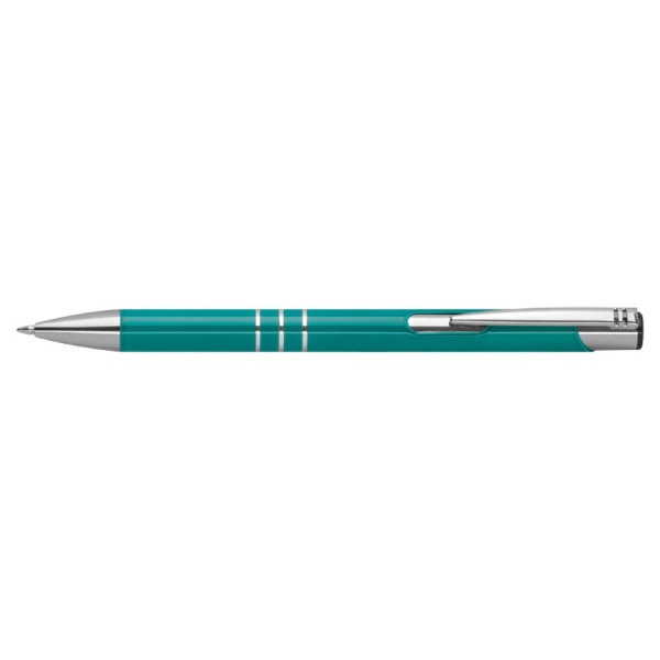 Kovové guľôčkové pero, turquoise