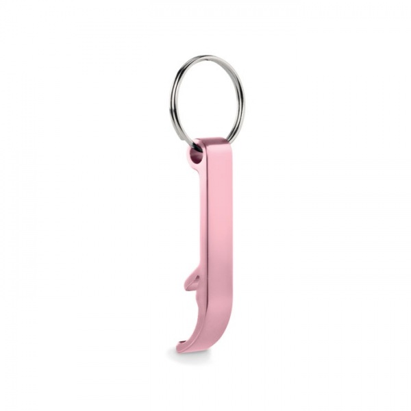 Recyklovaná hliníková kľúčenka, baby pink – Obrázok 3