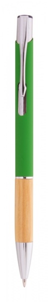 Hliníkové pogumované guľôčkové pero , Green – Obrázok 2
