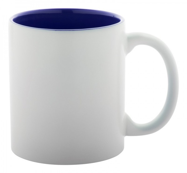 Hrnček, 350ml , white/dark blue – Obrázok 3