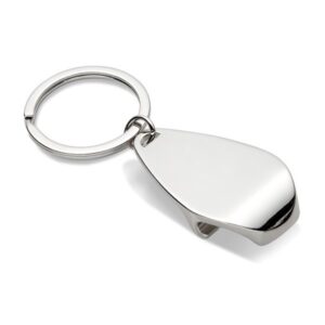 Kľúčenka s otváračom fliaš, shiny silver – P370.057