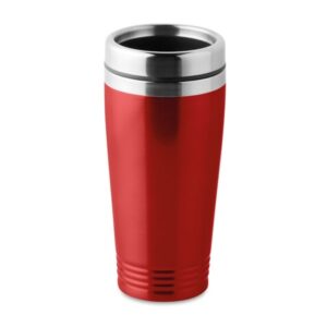 Cestovný pohár, dvojstenný (400 ml), Red – P813.623