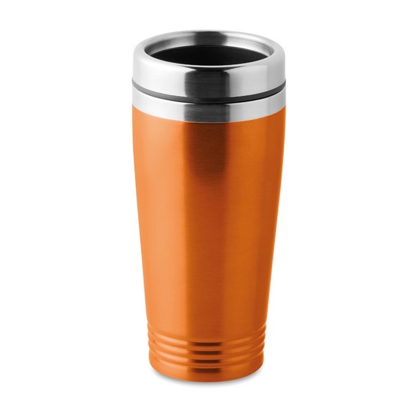 Cestovný pohár, dvojstenný (400 ml), Orange – P813.625
