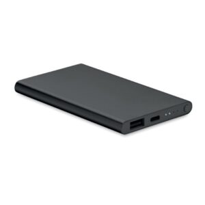 Hliníková powerbanka 4000 mAh, Black – P461.941
