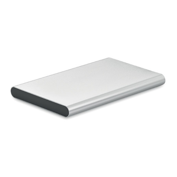 Hliníková powerbanka 4000 mAh, Dull silver – P461.942 – detail 1