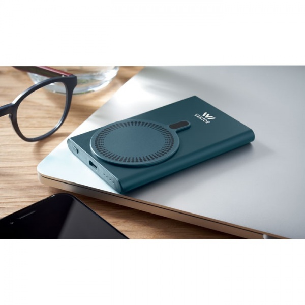 Magnetická powerbanka 5000mAh/15W, Blue – P462.968 – detail 1