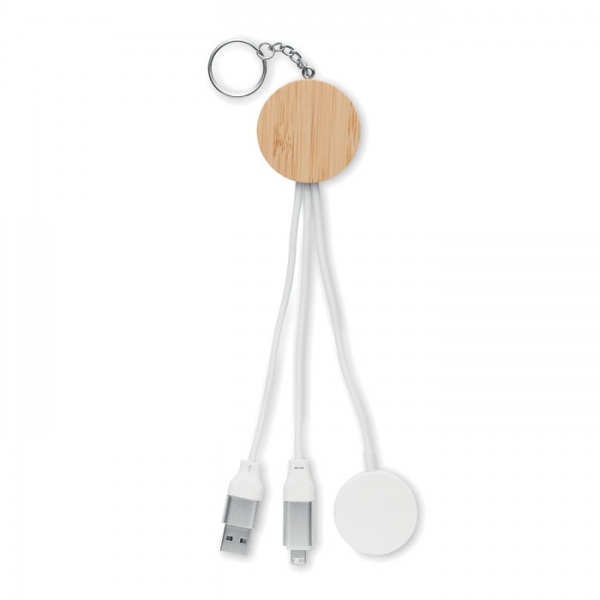 Nabíjacie káble 4v1, 60W, white – P462.976 – detail 2