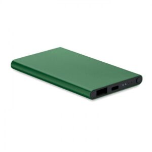 Hliníková powerbanka 4000 mAh, dark green – P463.963