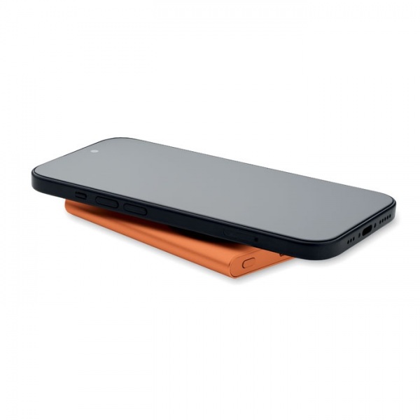 Magnetická powerbanka 5000mAh/15W, Orange – P464.678 – detail 3
