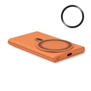 Magnetická powerbanka 5000mAh/15W, Orange – P464.678