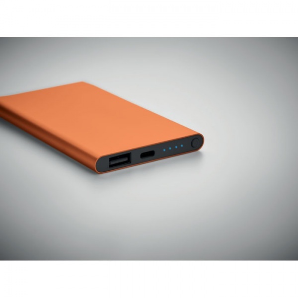 Hliníková powerbanka 4000 mAh, Orange – P464.718 – detail 3