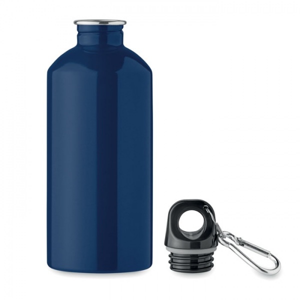 Fľaša 500 ml z recyklovaného nerezu, french navy – P817.800 – detail 2