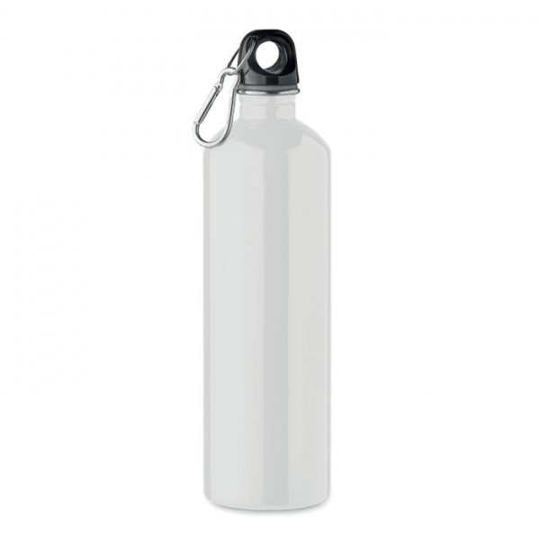 Fľaša 750 ml z recyklovaného nerezu, white – P817.804 – detail 1