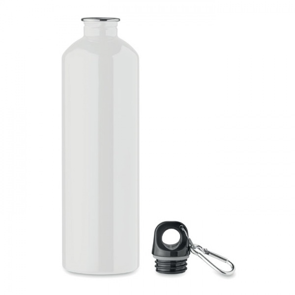 Fľaša 750 ml z recyklovaného nerezu, white – P817.804 – detail 3