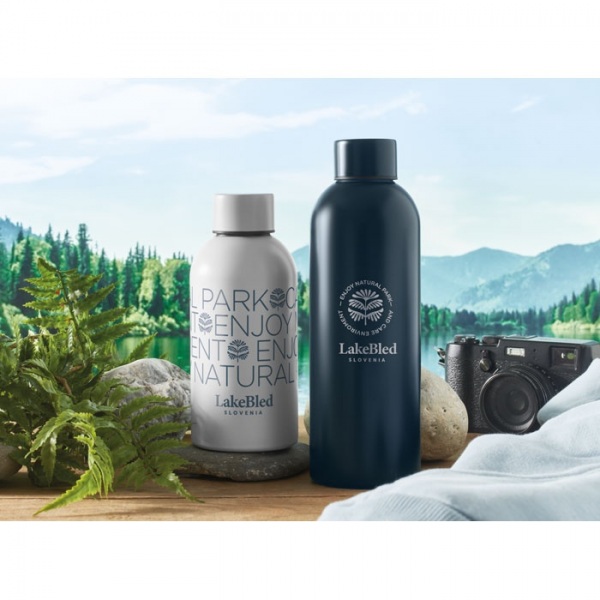 Fľaša z recyklovaného nerezu 500 ml, white – P817.862 – detail 1