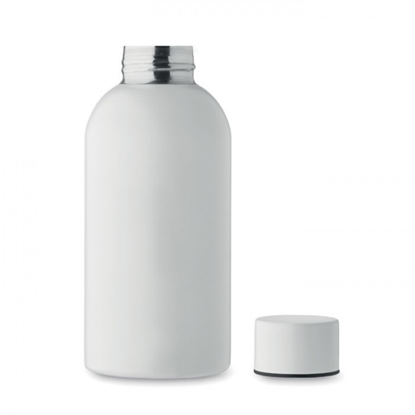 Fľaša z recyklovaného nerezu 500 ml, white – P817.862 – detail 2
