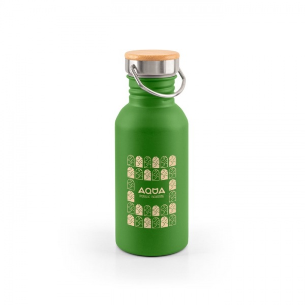 Jednostenná nerezová fľaša (580 ml), Green – P819.171 – detail 1