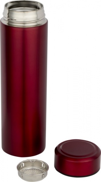 Termoska TAYLOR (450 ml) s čajovým sitkom, Red – P819.382 – detail 1