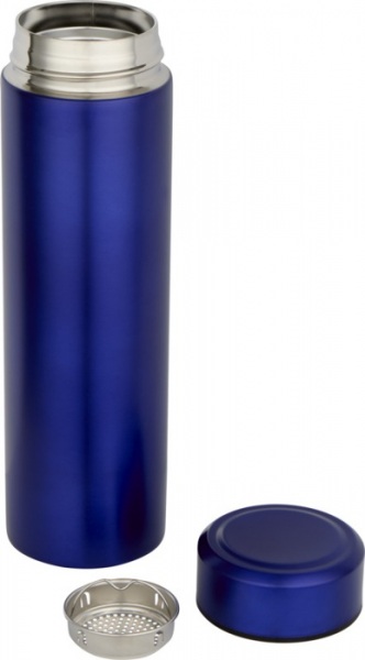 Termoska TAYLOR (450 ml) s čajovým sitkom, Blue – P819.383 – detail 1