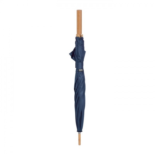 Manuálny bambusový RPET dáždnik (103 cm), dark blue – P931.567 – detail 1