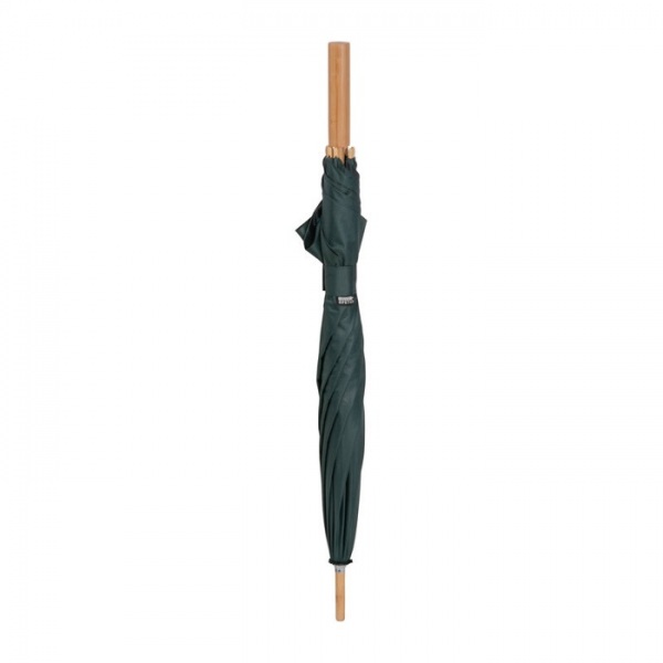 Manuálny bambusový RPET dáždnik (103 cm), dark green – P931.568 – detail 1