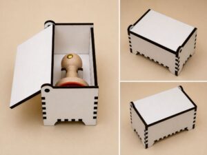 Box na kompozitnú pečiatku s gravírovaním