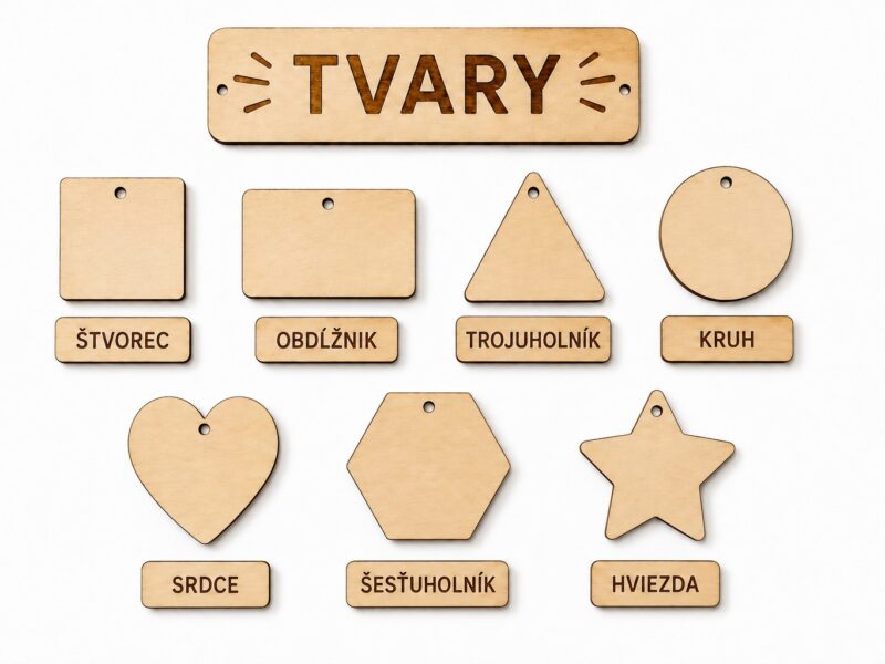 Drevená visačka na mieru