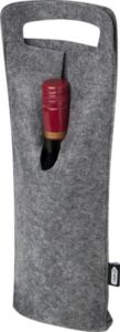 Obal na víno z recyklovanej plsti (GRS), medium grey