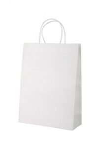 Papierová taška, white